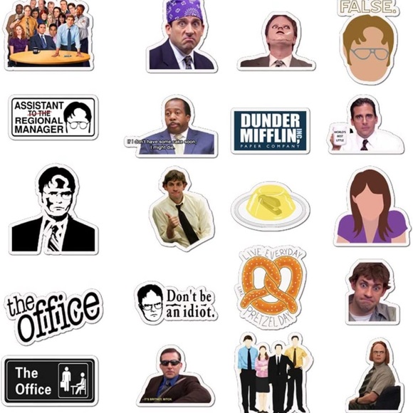 The Office Stickers 12 Vinyl Stickers - Mystery Bundle - Picture 2 of 5